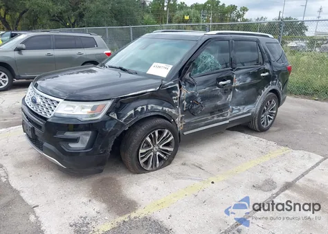 2016 Ford Explorer Platinum z USA, uszkodzony, nr VIN 1FM5K8HT3GGC41125